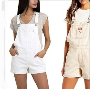 L.E.I. Distressed Denim Jean Shortall Romper NWT